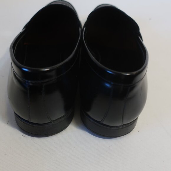 Mens Prada Black Leather Slip On Loafer Dress Shoes 11 - Picture 7 of 16